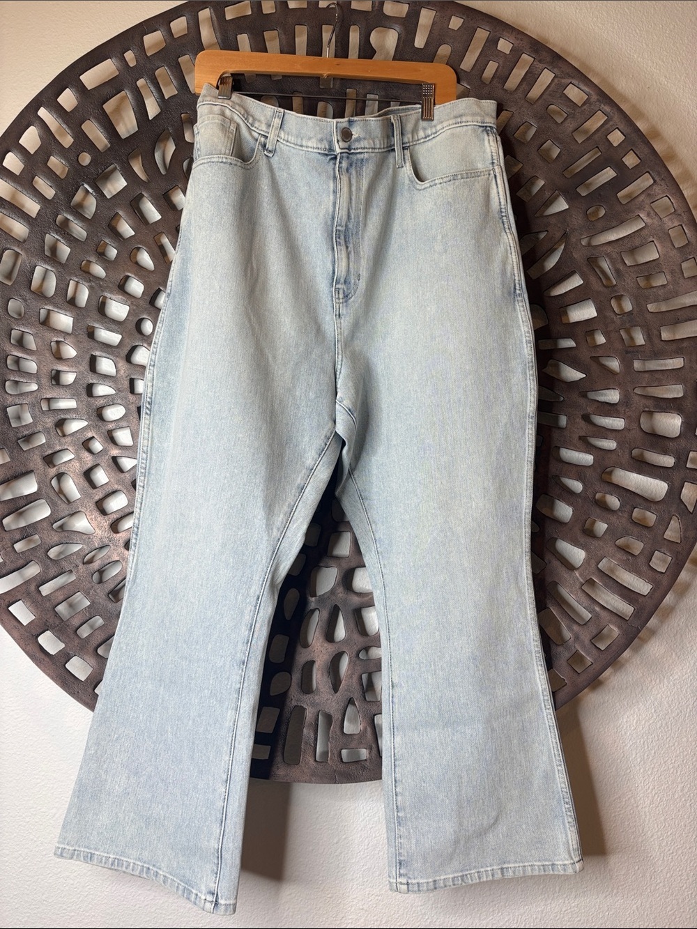 💙 Banana Republic High Rise Crop Bootcut Jeans Women’s 35 Light Wash Stretch 💙